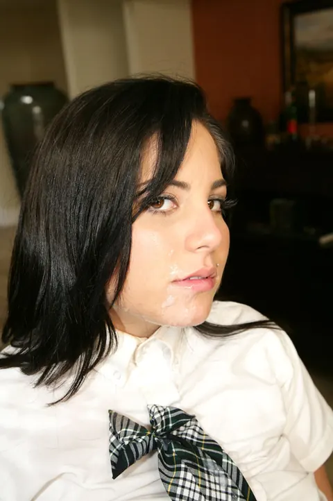 Mandy Luxx: Brunette in Uniform Undresses and Kisses Her Partner – photo 21 of 21