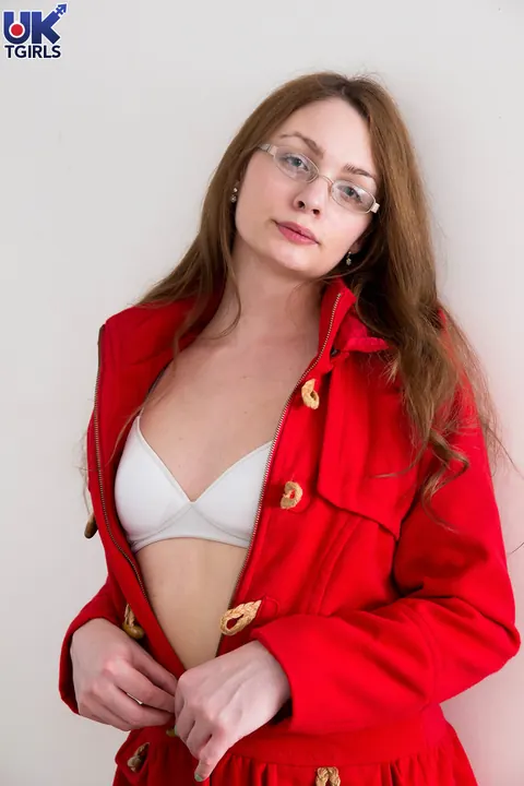Trans Woman in Pantyhose Strips Nude – photo 2 of 16