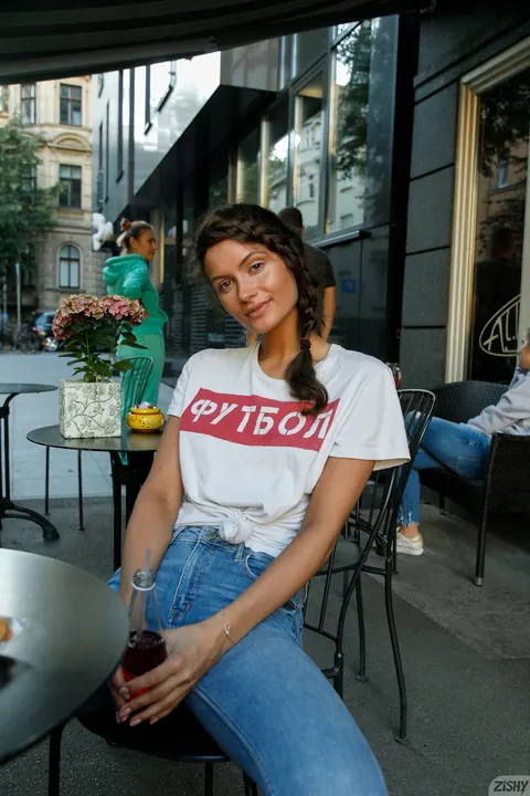 Shyla Volbeck: Brunette Eases Her Straps Off Her Shoulders – photo 10 of 12