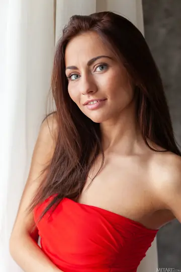Michaela Isizzu – Brunette with Big Natural Tits Undresses and Shows Her Tattoo