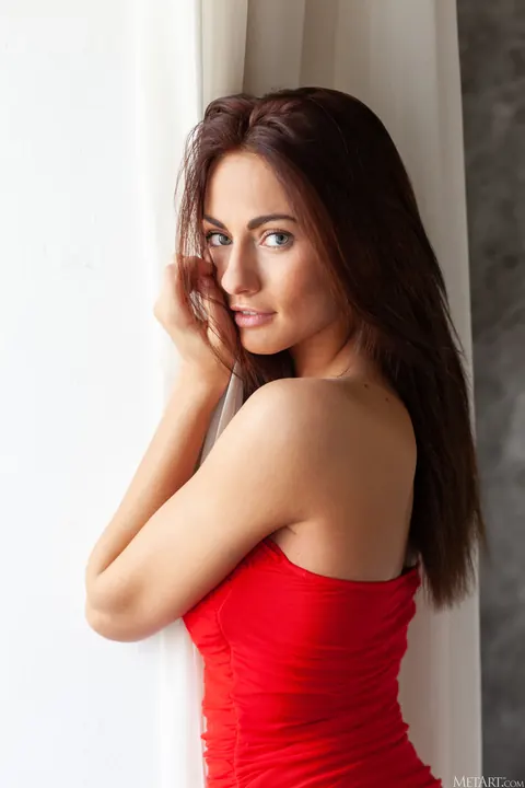 Michaela Isizzu: Brunette with Big Natural Tits Undresses and Shows Her Tattoo – photo 2 of 21