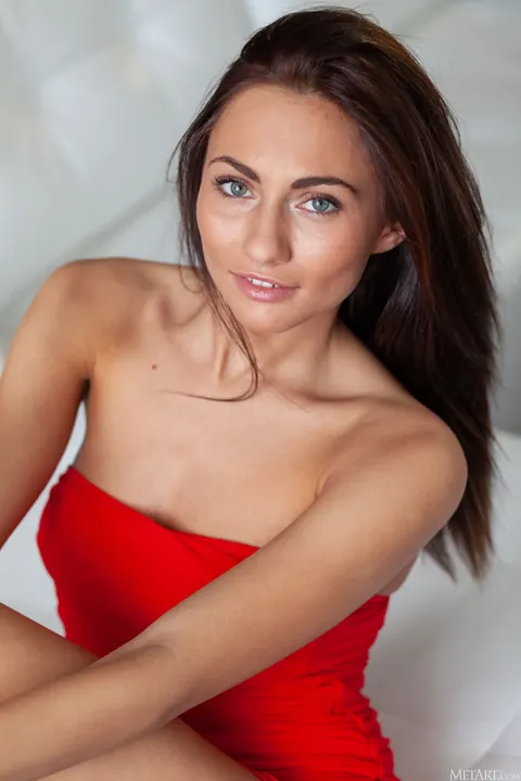 Michaela Isizzu: Brunette with Big Natural Tits Undresses and Shows Her Tattoo – photo 5 of 21