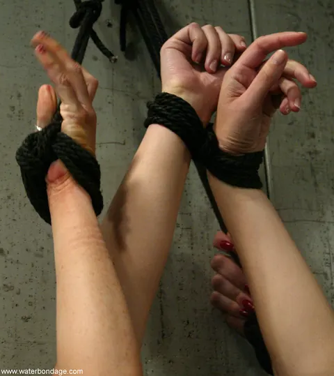 Hollie Stevens: Blonde MILF, Brunette and Redhead Latina Bound Together in Prison – photo 3 of 20