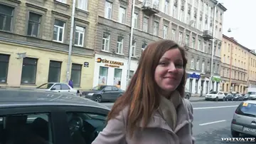 Elizaveta Golubeva – Tall Russian Redhead Rides Cowgirl at the Casting