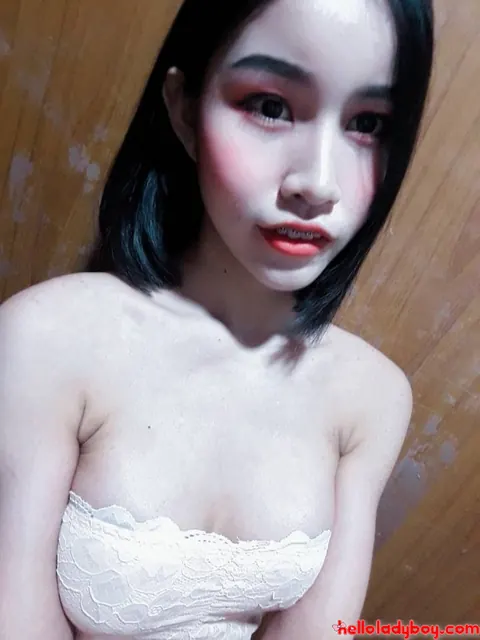 Asian Trans Woman Poses and Undresses in Various Outfits – photo 5 of 13