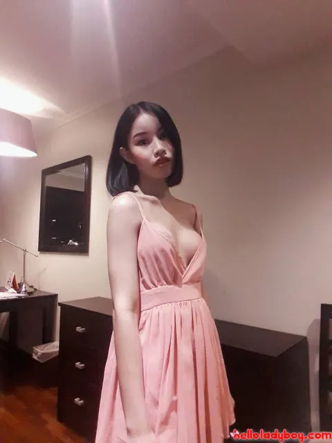 Asian Trans Woman Poses and Undresses in Various Outfits – photo 10 of 13