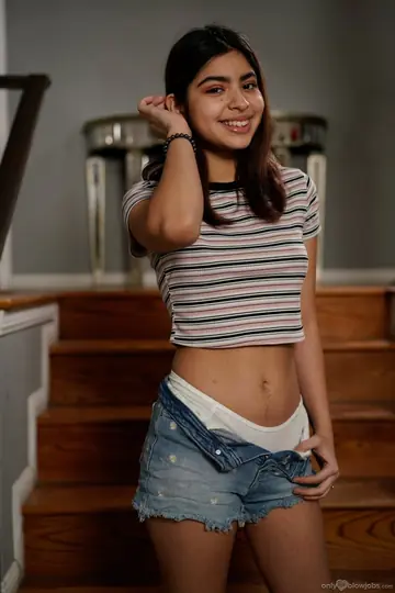 Hazel Heart – Busty Latina Sucks Cock and Takes a Facial in Shorts