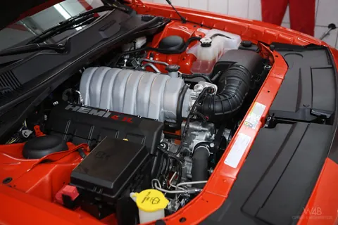 Woman Strips Nude While Washing a Muscle Car – photo 9 of 11