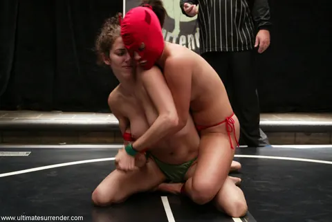 Crimson Ninja: Slim Asian Brunette in Uniform Submits to Lesbian Bondage – photo 17 of 21