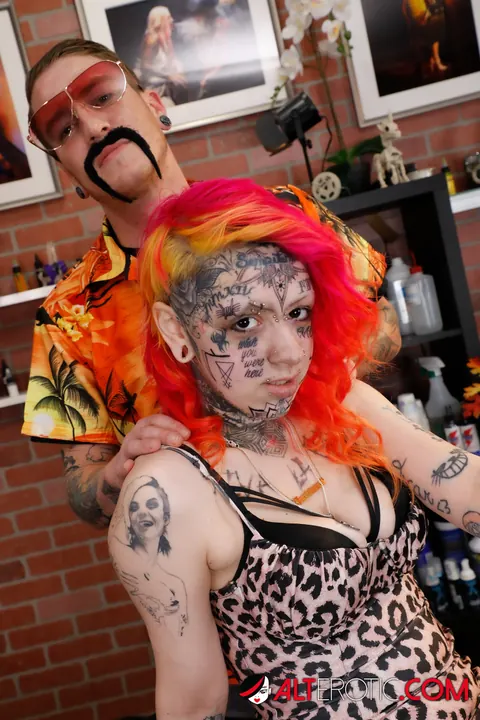 Redhead Lifts Her Skirt and Spreads Her Shaved Pussy – photo 15 of 16