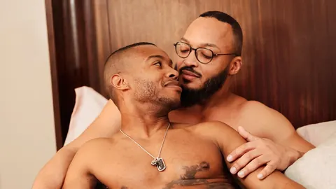 European Men Kiss and Cuddle Before a Group Fuck – photo 1 of 13