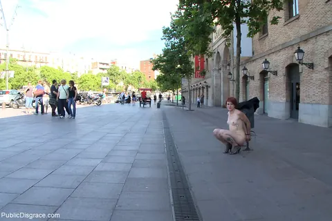 Yakima Squaw: Redhead Bound in Rope Restraints Outdoors – photo 17 of 20