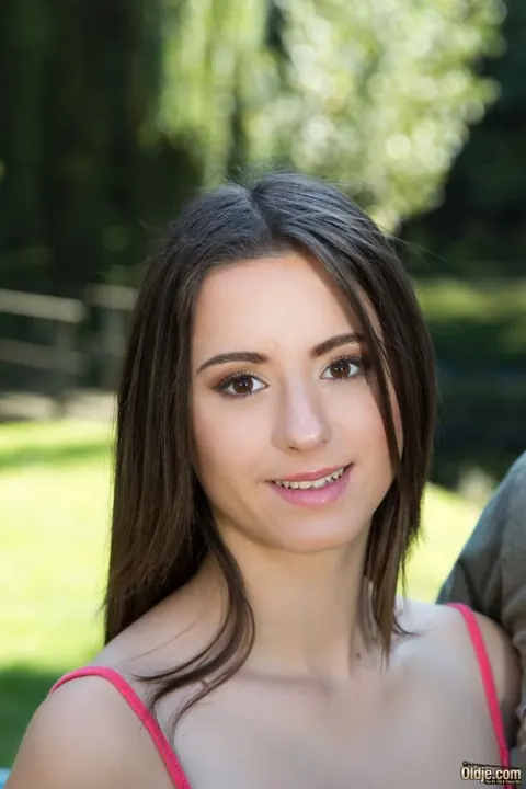 Gabriella Lati: Brunette Bends Over Table and Takes Anal Outdoors After Tennis – photo 3 of 16