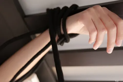 Rebeka Ruby: Petite Brunette in Lesbian Bondage Fingers and Licks Partner – photo 1 of 21