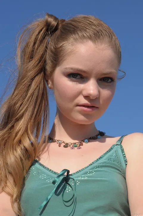 Bridgit A: Petite Redhead Strips Outdoors and Spreads Her Pussy – photo 2 of 20