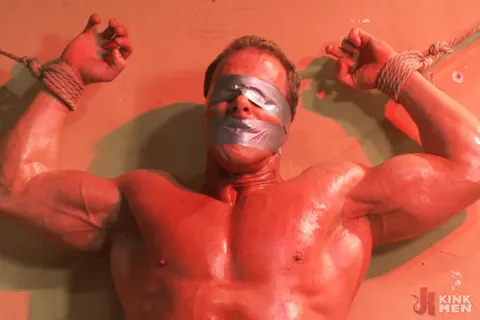 Naked Man Submits to Rope Bondage Restraints – photo 4 of 15