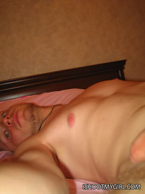 Slim European Brunette Fingers Herself in Bed – photo 20 of 21