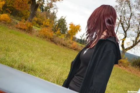 European Brunette Sucks and Fucks a Stranger in a Car – photo 2 of 20