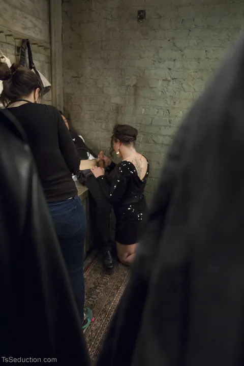 Trans Woman in a Dress Dominates Her Bound Partner – photo 2 of 21