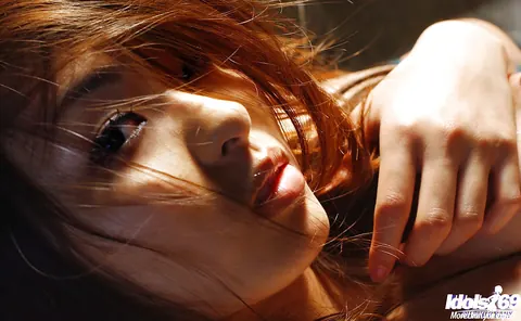 Hikaru Koto: Busty Japanese Brunette Strips Out of Her Pantyhose and Bikini – photo 13 of 14