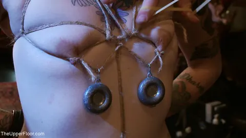 Iona Grace: Busty Tattooed MILF and Petite Redhead Bound and Spread in Bondage – photo 6 of 21