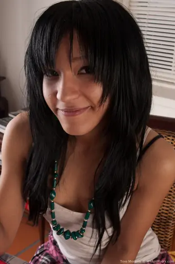 Slim Latina Brunette Fingers Her Hairy Pussy in Socks