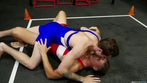 Thick Wrestlers Strip, Kiss, Suck, Rim and Fuck – photo 7 of 20