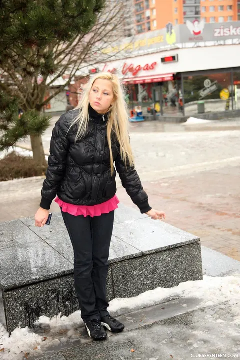 European Blonde in Jeans Gets Ass Fucked – photo 1 of 21