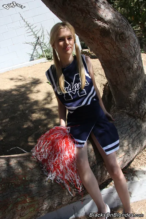 Kennedy Kressler: Skinny Blonde in Pigtails Sucks and Rides BBC – photo 1 of 15