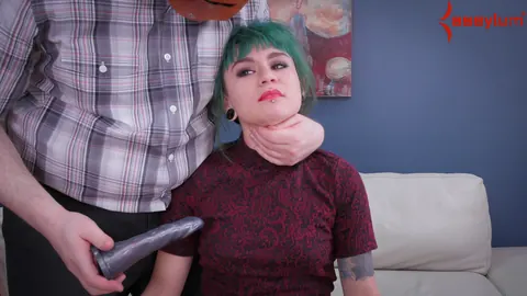 Amelia Dire: Short-Haired Blonde Asian Babe in Bondage Sucks Cock and Takes Anal – photo 4 of 13