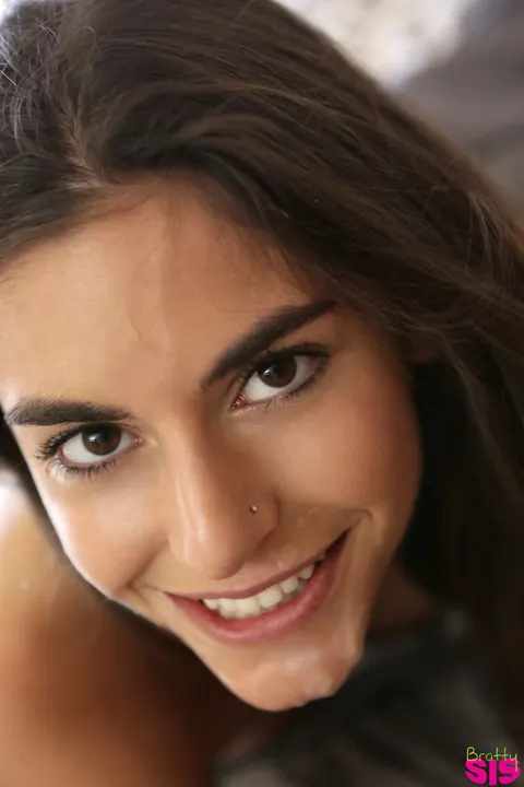 Arielle Faye: Slim Brunette Sucks and Fucks Her Partner – photo 18 of 18