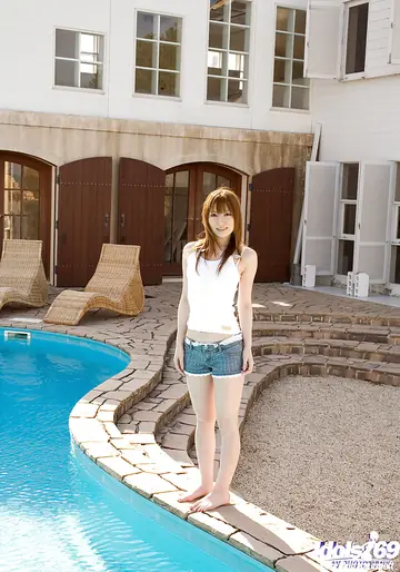 Miyu Nakai – Japanese Babe Strips Out of Her Lingerie and Shorts Outdoors