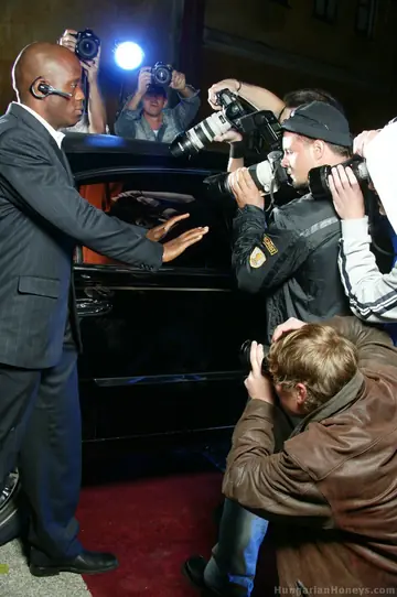 Tall Czech MILF Flashes Her Pussy in a Limo