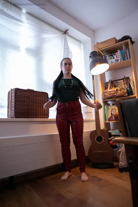 Petite Australian with Short Hair Shows Her Hairy Crotch in Panties – photo 21 of 21