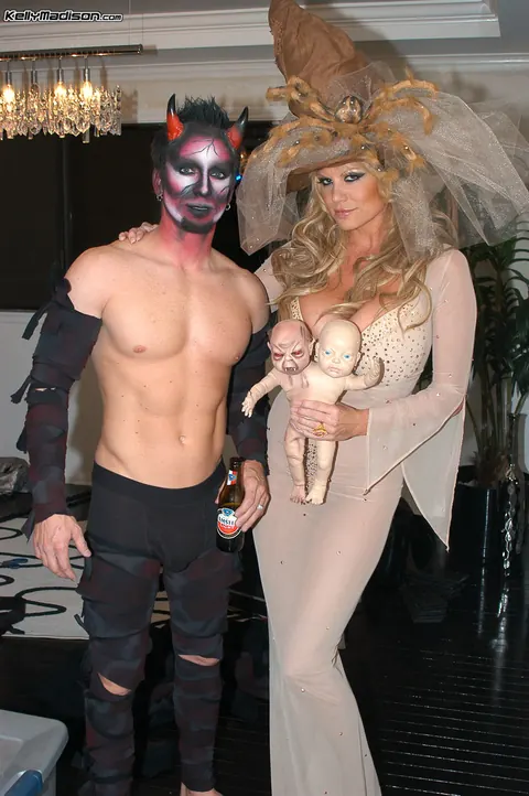 Armani St James: Tall Blonde MILF Joins a Threesome with a Man and Another Woman – photo 11 of 17