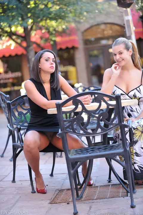 Danielle Delaunay: Tall Blonde Flashes Her Big Natural Tits and Pussy Outdoors – photo 17 of 20