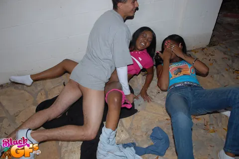 Nina Devon: Brunettes in Jeans Share Anal and a Facial in a Threesome – photo 4 of 13