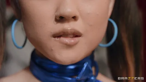April Olsen: Busty and Petite Chinese Women in Boots Share a Black Man – photo 2 of 21