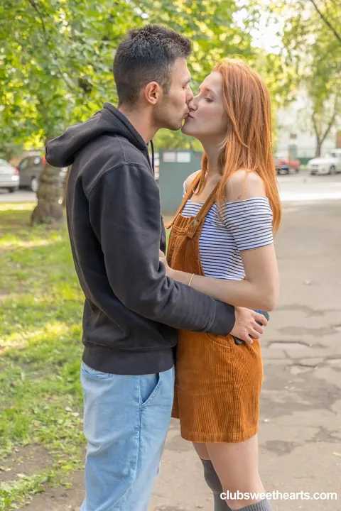 Foxy Lee: Petite Russian Redhead Sucks Cock and Fucks – photo 1 of 20