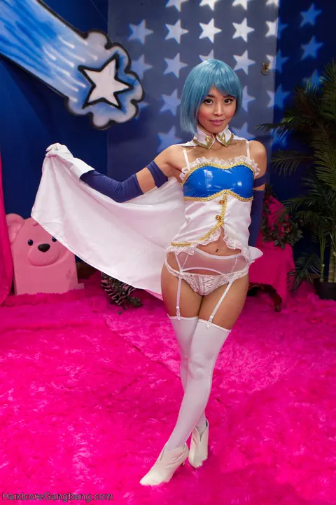 Marica Hase: Petite Asian Babe in Costume Takes Rough Anal and Double Penetration – photo 3 of 21