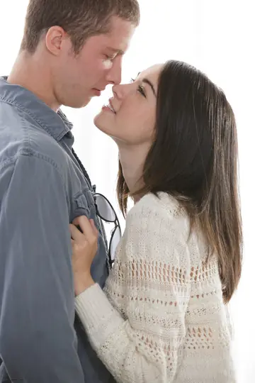 Brunette Gives a Blowjob and Takes It Doggy Style for a Facial