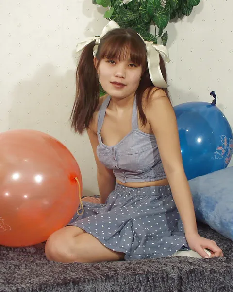 Thai Brunette Flashes Her Big Tits and Panties – photo 1 of 16