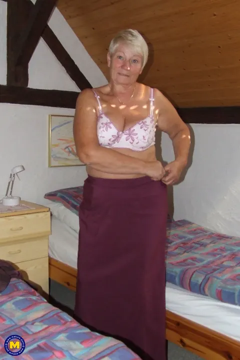Mature European Woman Strips and Uses a Dildo – photo 2 of 21