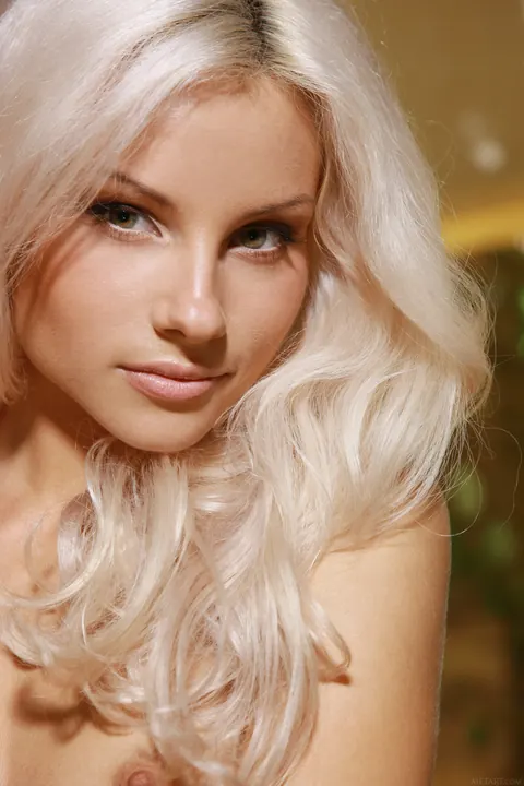 Adelia A: Petite Blonde Undresses and Poses Nude Front and Back – photo 21 of 21