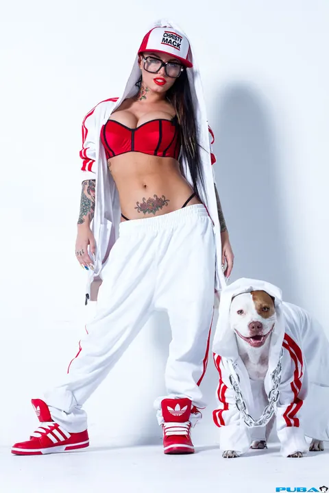 Christy Mack: Busty Brunette in Glasses Poses in Extravagant Outfit – photo 3 of 18