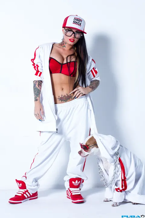 Christy Mack: Busty Brunette in Glasses Poses in Extravagant Outfit – photo 2 of 18