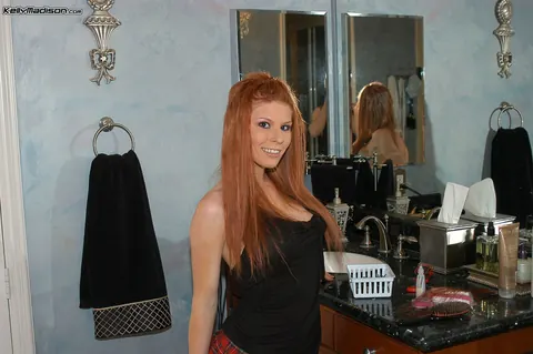 Kenzi Marie: Busty Redhead Showers After Group Sex – photo 1 of 16