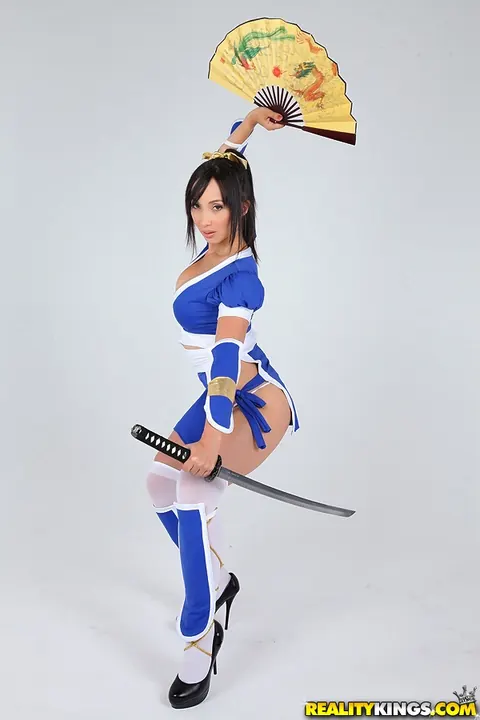 Katsuni: Thick Asian MILF Strips Out of Her Cosplay Costume – photo 4 of 12
