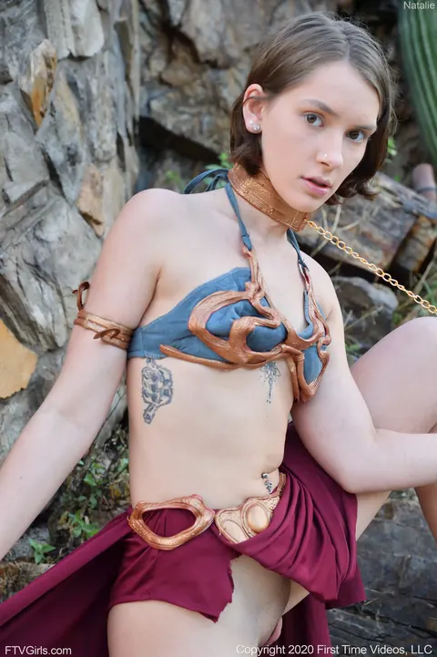 Natalie Porkman: Slim Brunette Strips Out of Her Bikini Outdoors – photo 15 of 20
