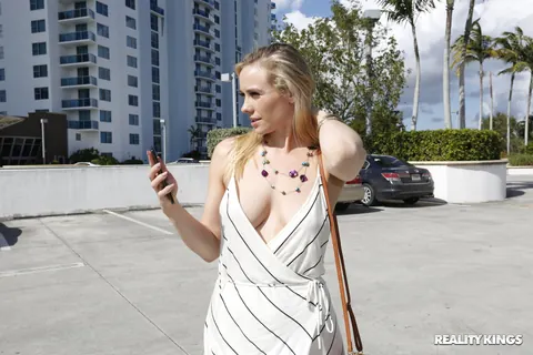 Addie Andrews: Blonde MILF Sheds Her Dress and Rides Her Partner – photo 8 of 21